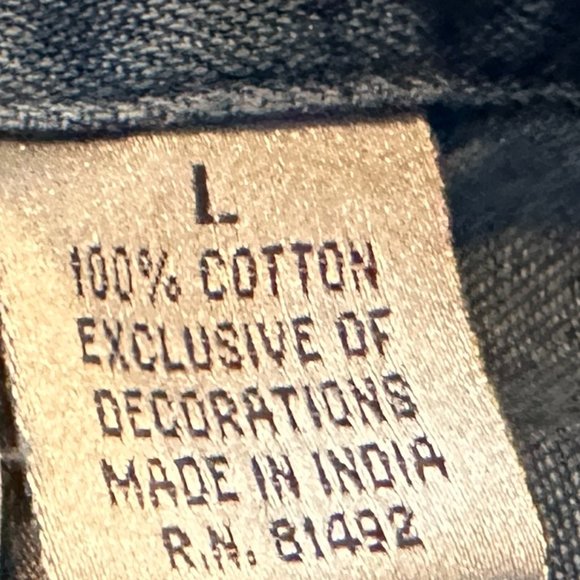 DRESS BARN Snowman Theme Denim Top - Picture 11 of 12